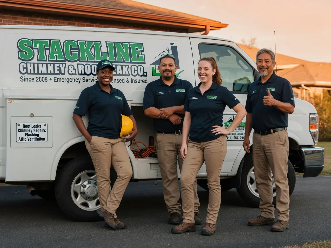 Chimney flashing repair company in Keyes, OK